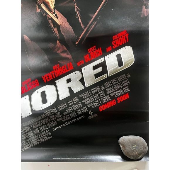 Armored Matt Dillon Original Movie Poster 40" X 27" - Picture 4 of 8